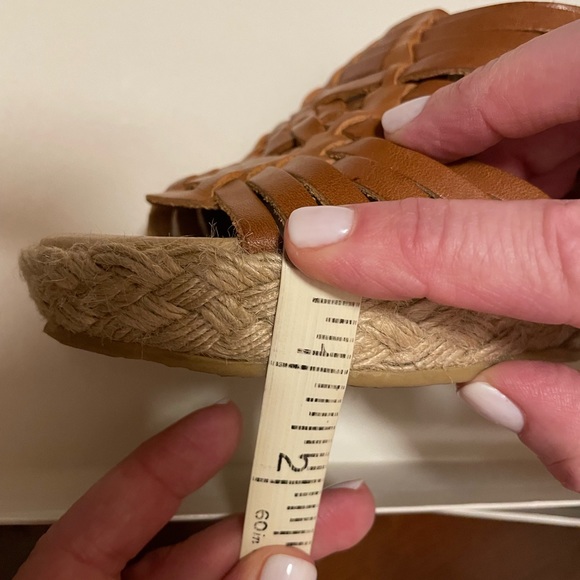 KORS Michael Kors Luggage Espadrille Wedges - Picture 9 of 9